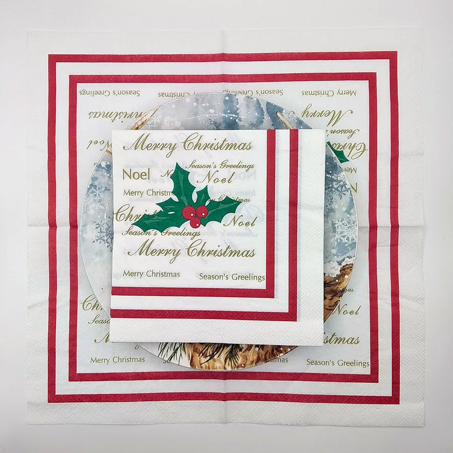 Dekoracyjne Serwetki Papierowe – Edycja Świąteczna i Imprezowa